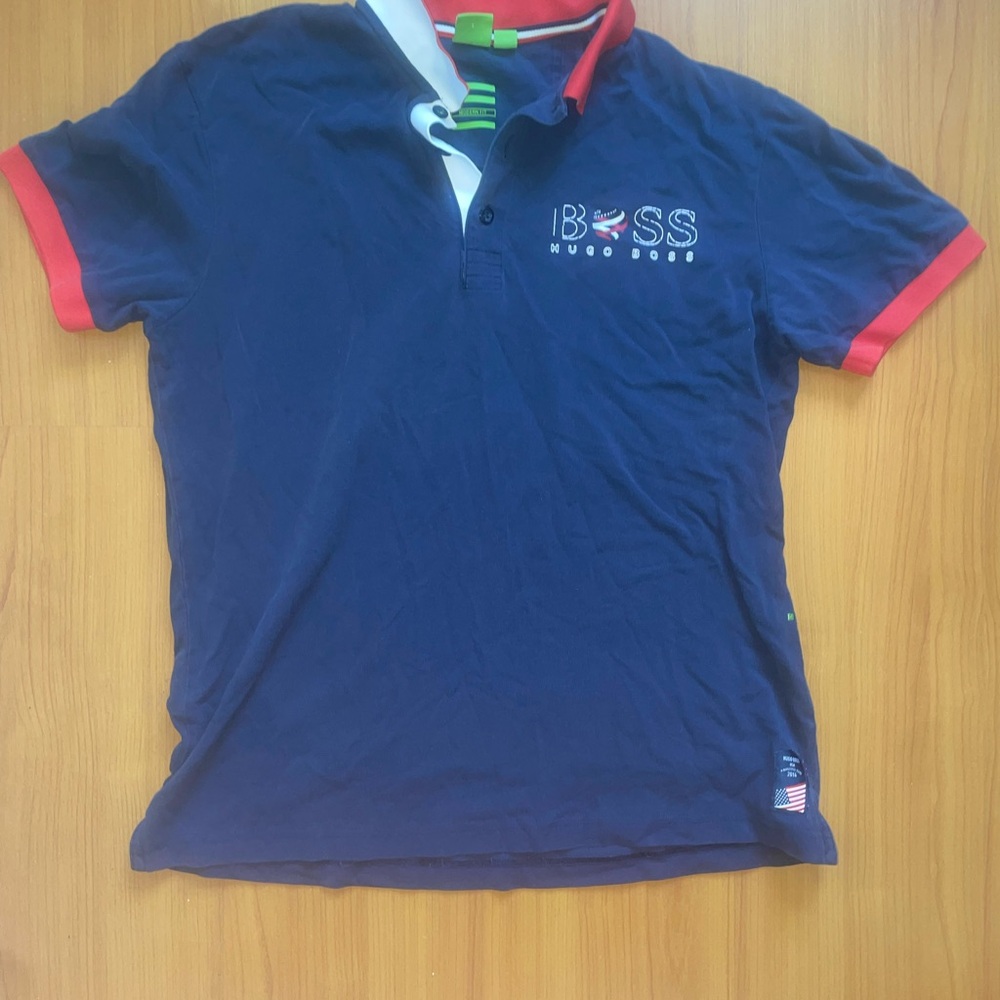 Hugo Boss Navy Polo Shirt for Men